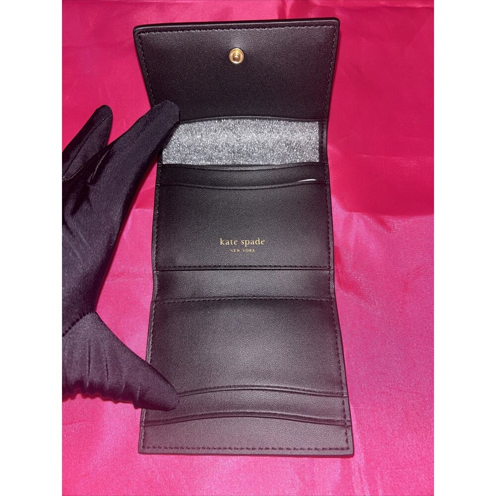 Kate Spade PERFECT MATCH Flap Card Case Mini Wallet MATCHBOOK Smooth Leather NWT - Picture 4 of 5